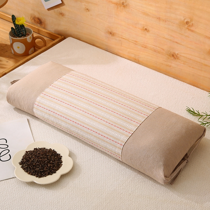 91家纺网 家纺一手货源 找家纺 （总）金牛枕芯 2025新款全棉立体条纹荞麦糖果枕枕头枕芯