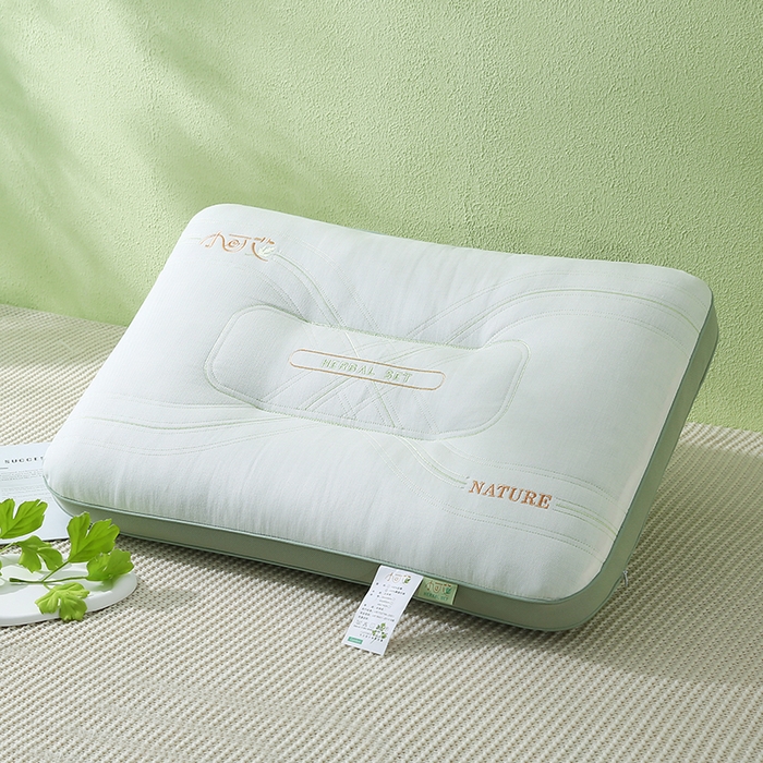 91家纺网 家纺一手货源 找家纺 （总）金牛枕芯 2025新款小可艾亲子枕全棉艾草棉枕头枕芯儿童少年成人枕头枕芯