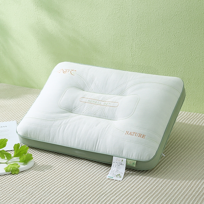 91家纺网 家纺一手货源 找家纺 （总）金牛枕芯 2025新款小可艾亲子枕全棉艾草棉枕头枕芯儿童少年成人枕头枕芯