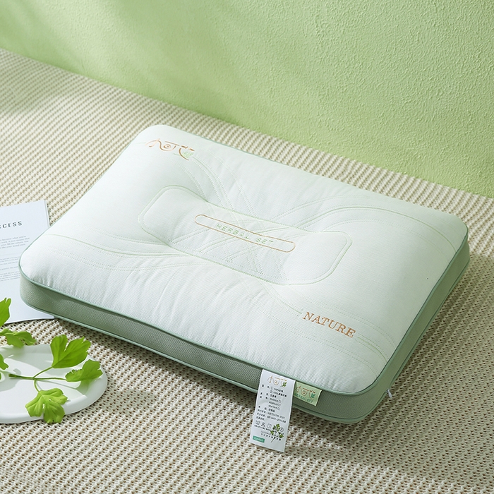 91家纺网 家纺一手货源 找家纺 （总）金牛枕芯 2025新款小可艾亲子枕全棉艾草棉枕头枕芯儿童少年成人枕头枕芯