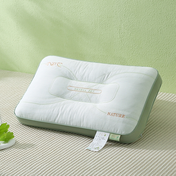 91家纺网 家纺一手货源 找家纺 （总）金牛枕芯 2025新款小可艾亲子枕全棉艾草棉枕头枕芯儿童少年成人枕头枕芯