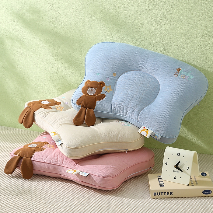 91家纺网 家纺一手货源 找家纺 （总）金牛枕芯 2025新款贴布绣儿童枕芯枕头亲肤舒适安抚儿童枕