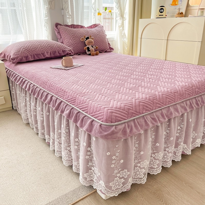 91家纺网 家纺一手货源 找家纺 （总）家之硕家纺2025秋冬款多功能牛奶绒可拆卸式床笠床裙