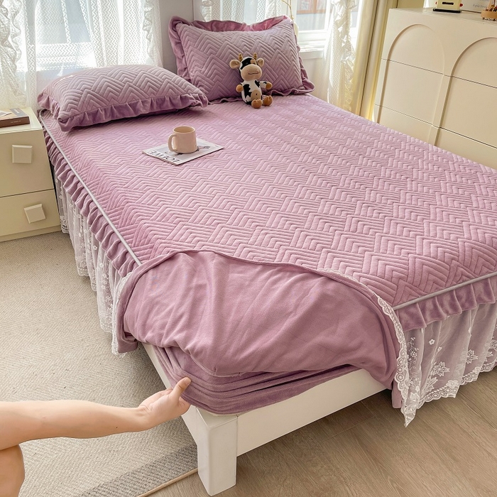 91家纺网 家纺一手货源 找家纺 （总）家之硕家纺2025秋冬款多功能牛奶绒可拆卸式床笠床裙