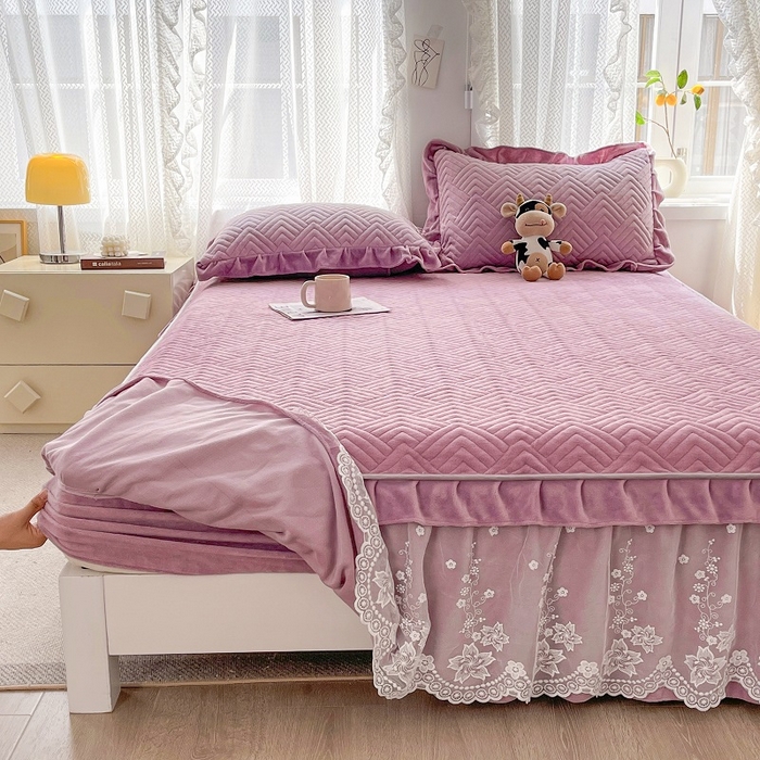 91家纺网 家纺一手货源 找家纺 （总）家之硕家纺2025秋冬款多功能牛奶绒可拆卸式床笠床裙