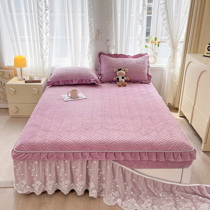 91家纺网 家纺一手货源 找家纺 （总）家之硕家纺2025秋冬款多功能牛奶绒可拆卸式床笠床裙