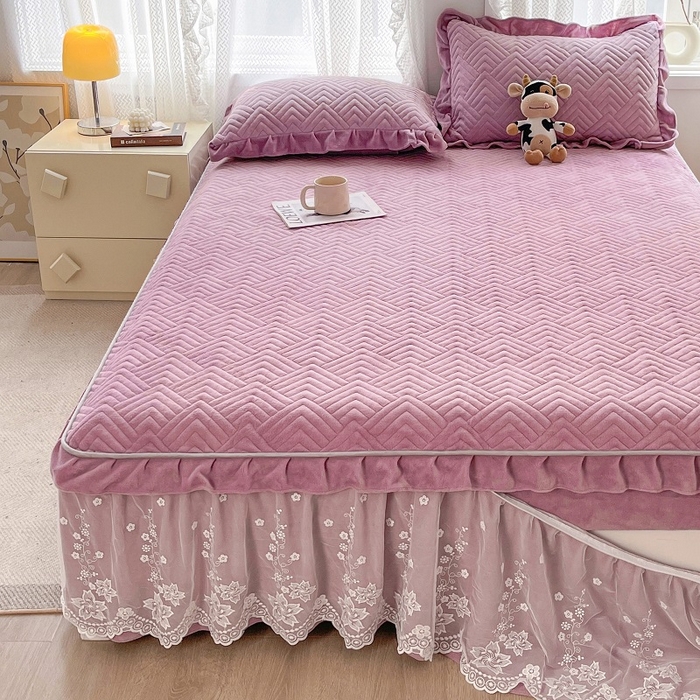 91家纺网 家纺一手货源 找家纺 （总）家之硕家纺2025秋冬款多功能牛奶绒可拆卸式床笠床裙