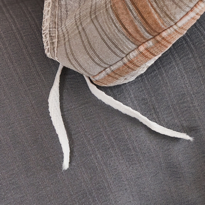 91家纺网 家纺一手货源 找家纺 卢赛尔 2025新款简约格子水洗学生季学生宿舍三件套 复古-棕