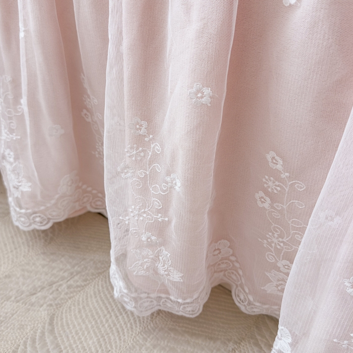 91家纺网 家纺一手货源 找家纺 家之硕 2025秋冬款多功能牛奶绒可拆卸式床笠床裙四件套 天光粉