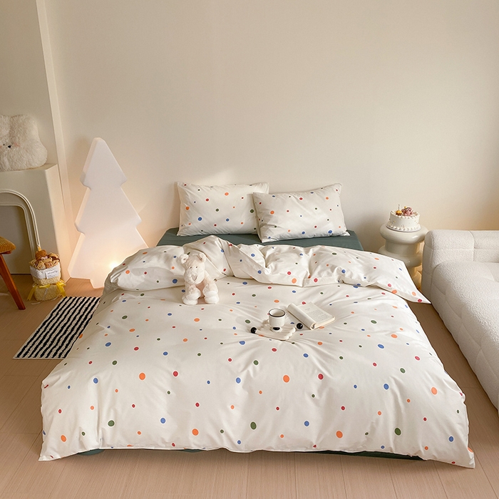 91家纺网 家纺一手货源 找家纺 （总）Mr.pig猪先生水洗棉 2025新款小清新全棉四件套