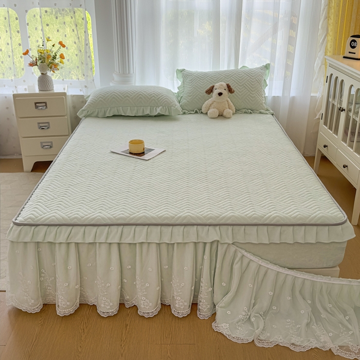 91家纺网 家纺一手货源 找家纺 （总）家之硕家纺2025秋冬款多功能牛奶绒可拆卸式床笠床裙