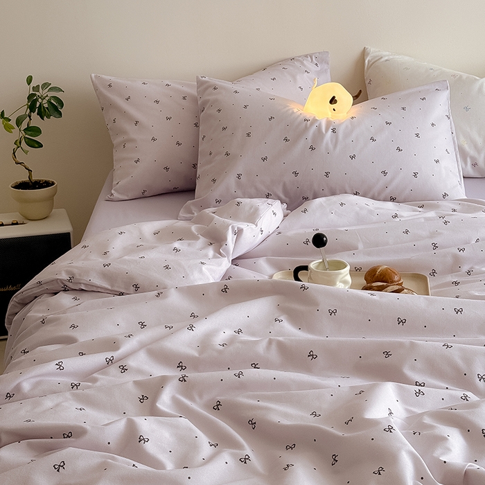 91家纺网 家纺一手货源 找家纺 （总）Mr.pig猪先生水洗棉 2025新款小清新全棉四件套