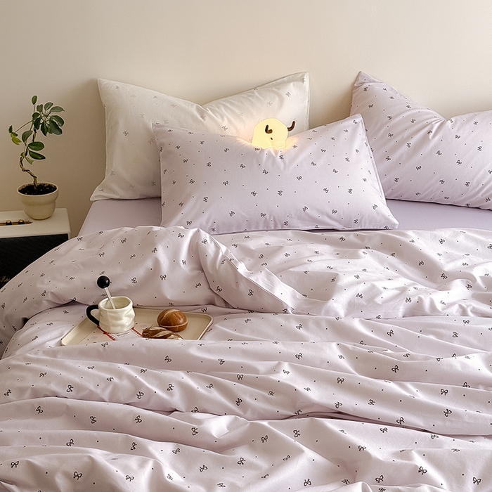 91家纺网 家纺一手货源 找家纺 （总）Mr.pig猪先生水洗棉 2025新款小清新全棉四件套