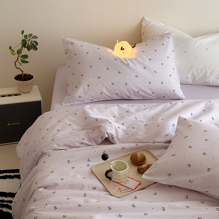 91家纺网 家纺一手货源 找家纺 （总）Mr.pig猪先生水洗棉 2025新款小清新全棉四件套