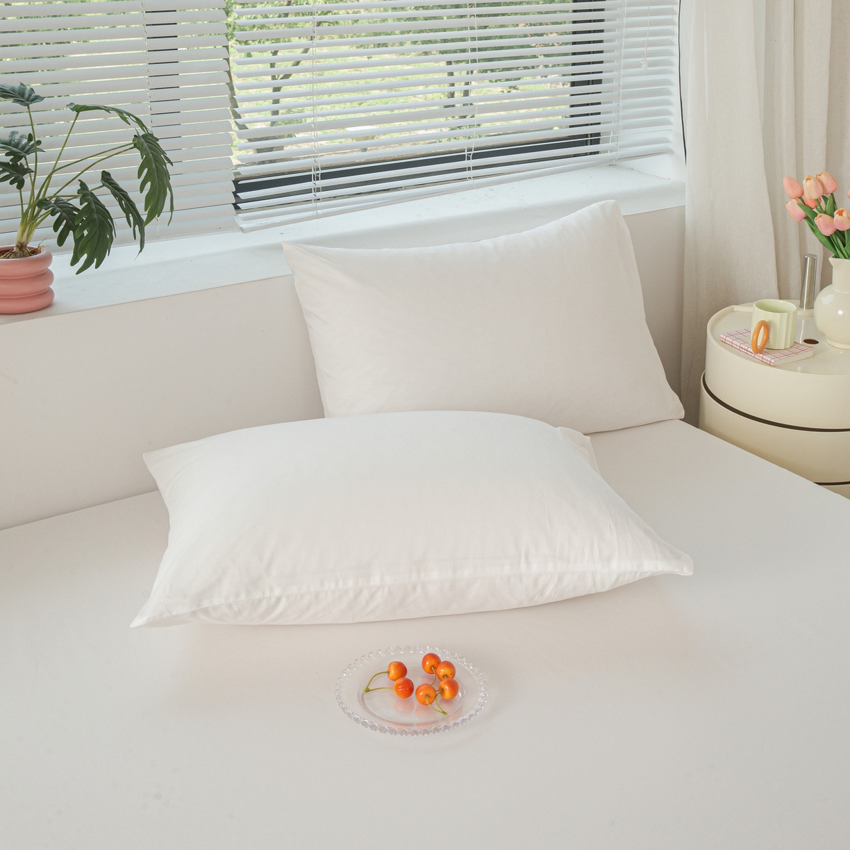 91家纺网 家纺一手货源 找家纺 （总）恬澳家纺 2025新款纯色全棉床笠-棉语