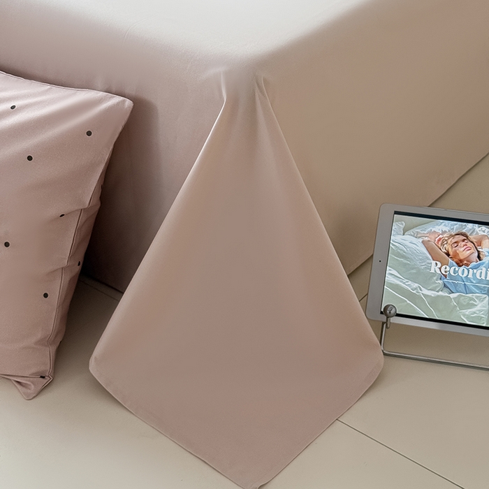 91家纺网 家纺一手货源 找家纺 Mr.pig猪先生水洗棉 2025新款小清新全棉四件套 栗子波点