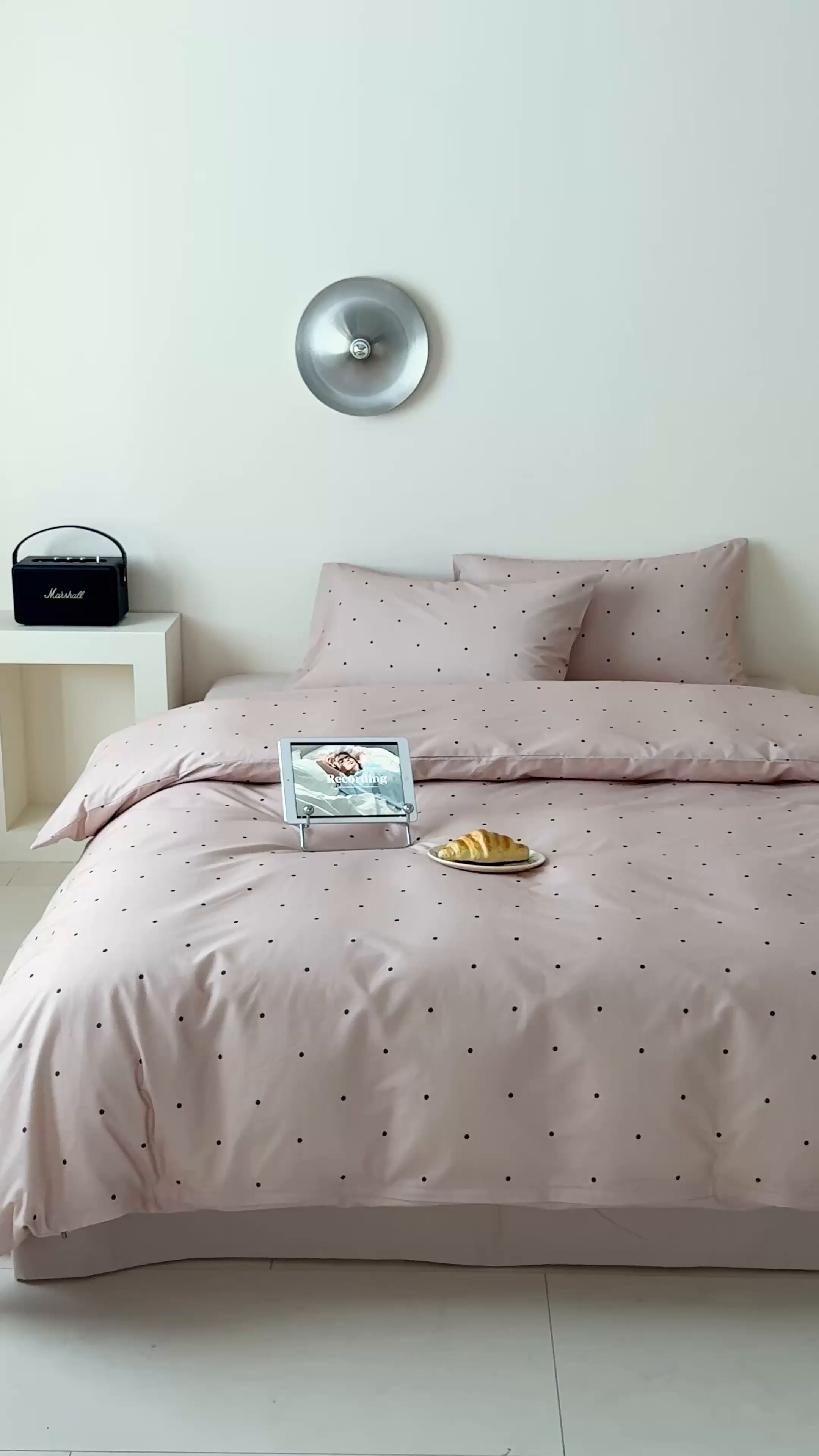 91家纺网 家纺一手货源 找家纺 Mr.pig猪先生水洗棉 2025新款小清新全棉四件套 栗子波点