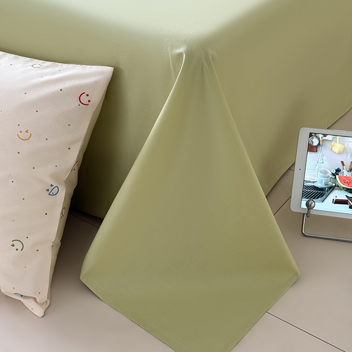 91家纺网 家纺一手货源 找家纺 Mr.pig猪先生水洗棉 2025新款小清新全棉四件套 笑脸