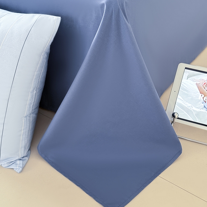 91家纺网 家纺一手货源 找家纺 Mr.pig猪先生水洗棉 2025新款小清新全棉四件套 星觅-竖条