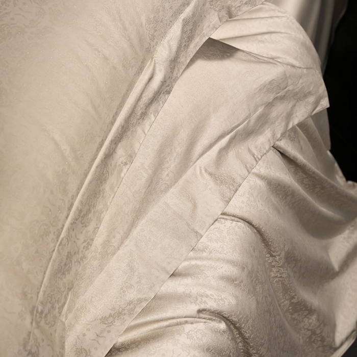 91家纺网 家纺一手货源 找家纺 舒慕家纺 2025新款亲肤舒适高端100S长绒棉纯棉银丝提花四件套 罗浮宫079