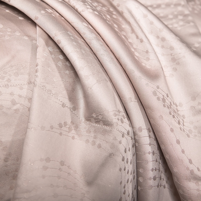 91家纺网 家纺一手货源 找家纺 舒慕家纺 2025新款亲肤舒适高端100S长绒棉纯棉银丝提花四件套 星芒107