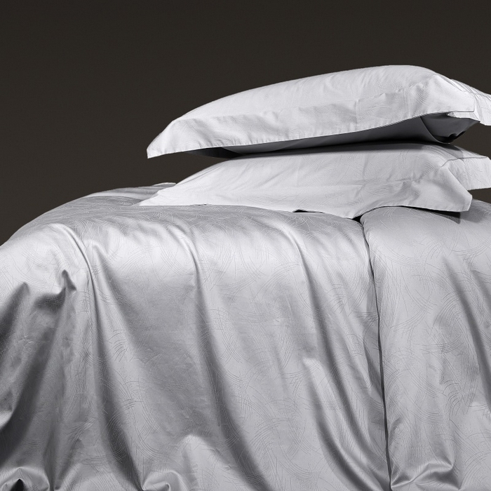 91家纺网 家纺一手货源 找家纺 舒慕家纺 2025新款亲肤舒适高端100S长绒棉纯棉银丝提花四件套 以沫092