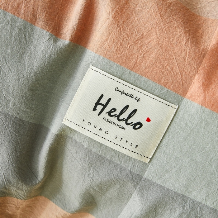 91家纺网 家纺一手货源 找家纺 缦彩 2025新款纯棉水洗棉床裙床罩单件全棉防滑防尘保护套床单三件套 奇兰灰