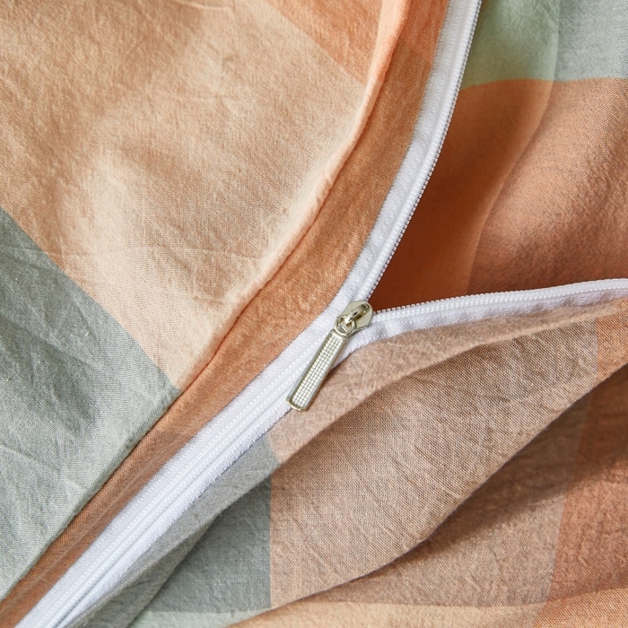 91家纺网 家纺一手货源 找家纺 缦彩 2025新款纯棉水洗棉床裙床罩单件全棉防滑防尘保护套床单三件套 奇兰灰