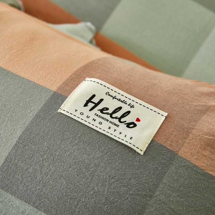 91家纺网 家纺一手货源 找家纺 缦彩 2025新款纯棉水洗棉床裙床罩单件全棉防滑防尘保护套床单三件套 奇兰灰