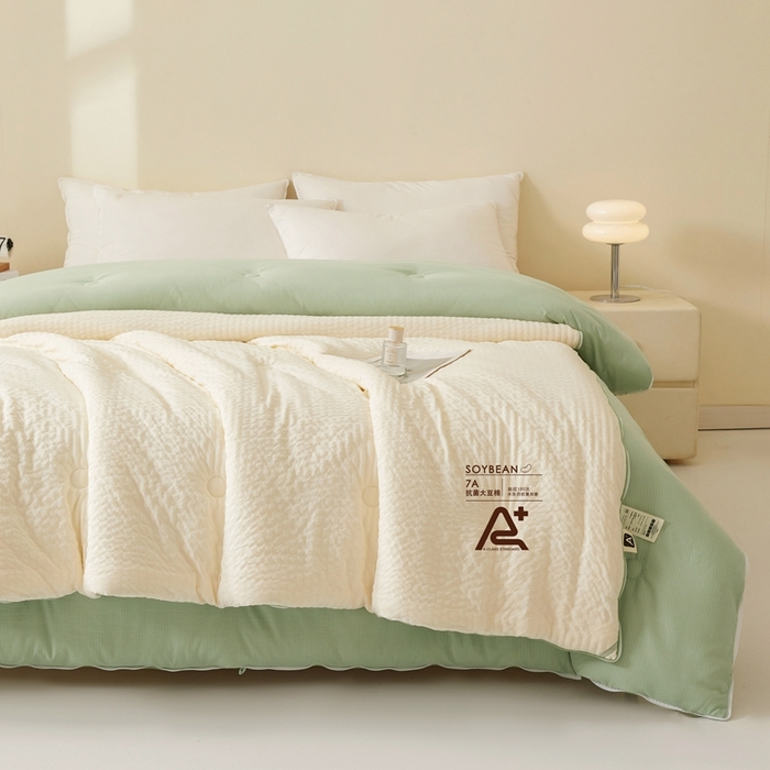 91家纺网 家纺一手货源 找家纺 （总）维洋家纺 2025新款泡泡纱大豆被被子被芯