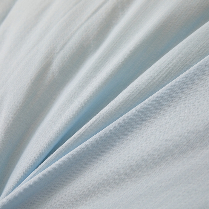 91家纺网 家纺一手货源 找家纺 维洋家纺 2025新款泡泡纱大豆被被子被芯 米黄+湖水蓝