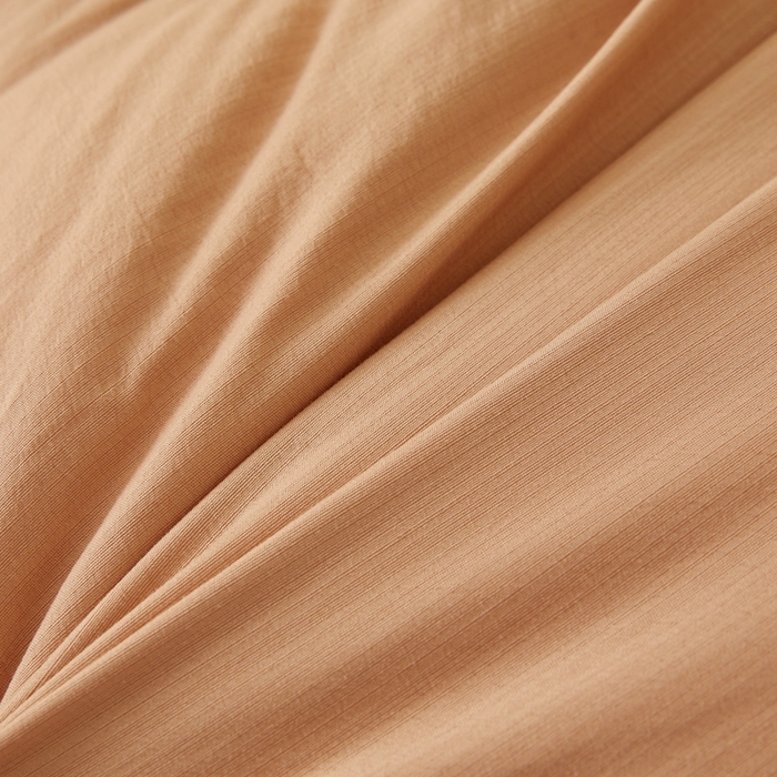 91家纺网 家纺一手货源 找家纺 维洋家纺 2025新款泡泡纱大豆被被子被芯 米黄+岩石棕