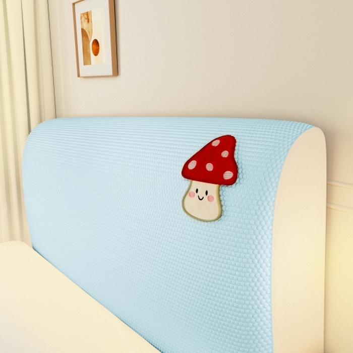 91家纺网 家纺一手货源 找家纺 （总）沐沐家纺 2026新款亲肤舒适冰豆豆床头罩