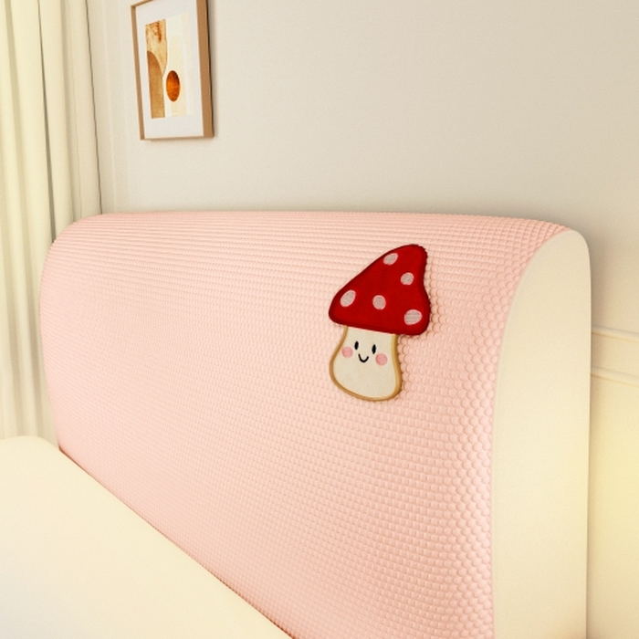 91家纺网 家纺一手货源 找家纺 （总）沐沐家纺 2026新款亲肤舒适冰豆豆床头罩