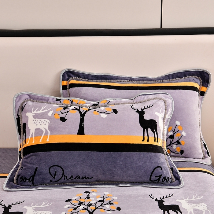 91家纺网 家纺一手货源 找家纺 （总）2025直播爆款印花牛奶绒四件套8斤法莱绒印花四件套