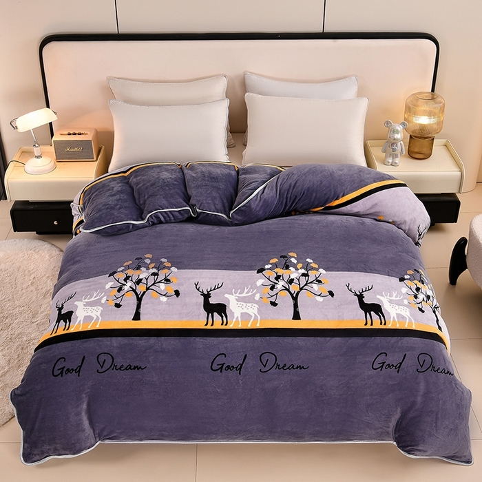 91家纺网 家纺一手货源 找家纺 （总）2025直播爆款印花牛奶绒四件套8斤法莱绒印花四件套