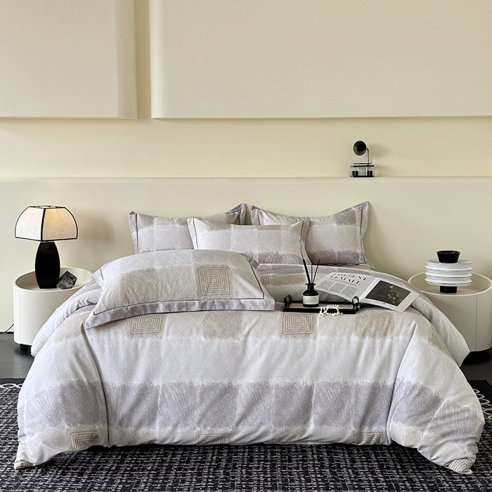 91家纺网 家纺一手货源 找家纺 遇安家纺 2025新款加厚全棉生态磨毛印花四件套 毛里斯