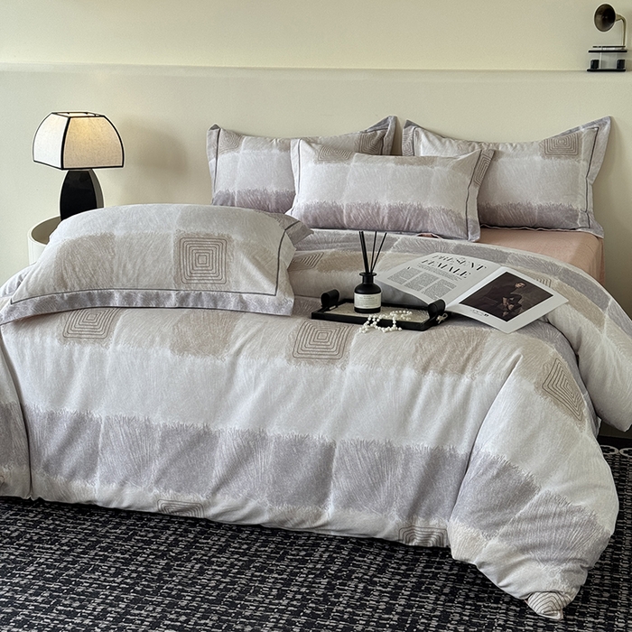 91家纺网 家纺一手货源 找家纺 遇安家纺 2025新款加厚全棉生态磨毛印花四件套 毛里斯