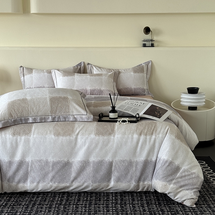 91家纺网 家纺一手货源 找家纺 遇安家纺 2025新款加厚全棉生态磨毛印花四件套 毛里斯