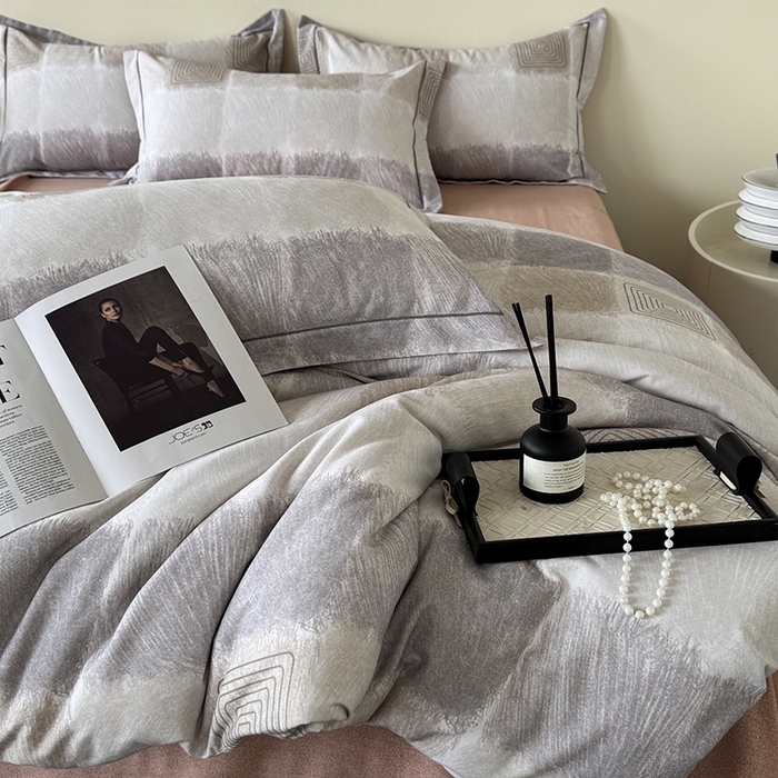 91家纺网 家纺一手货源 找家纺 遇安家纺 2025新款加厚全棉生态磨毛印花四件套 毛里斯