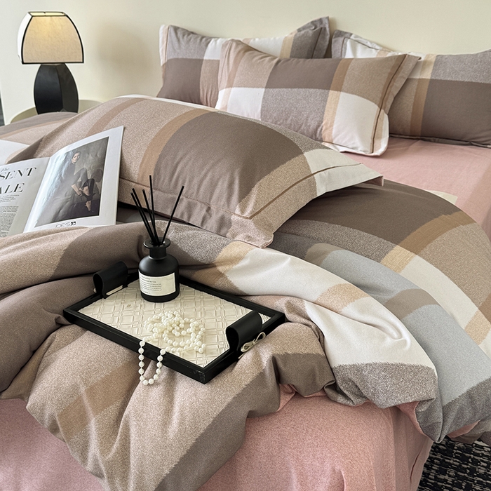 91家纺网 家纺一手货源 找家纺 （总）遇安家纺 2025新款加厚全棉生态磨毛印花四件套