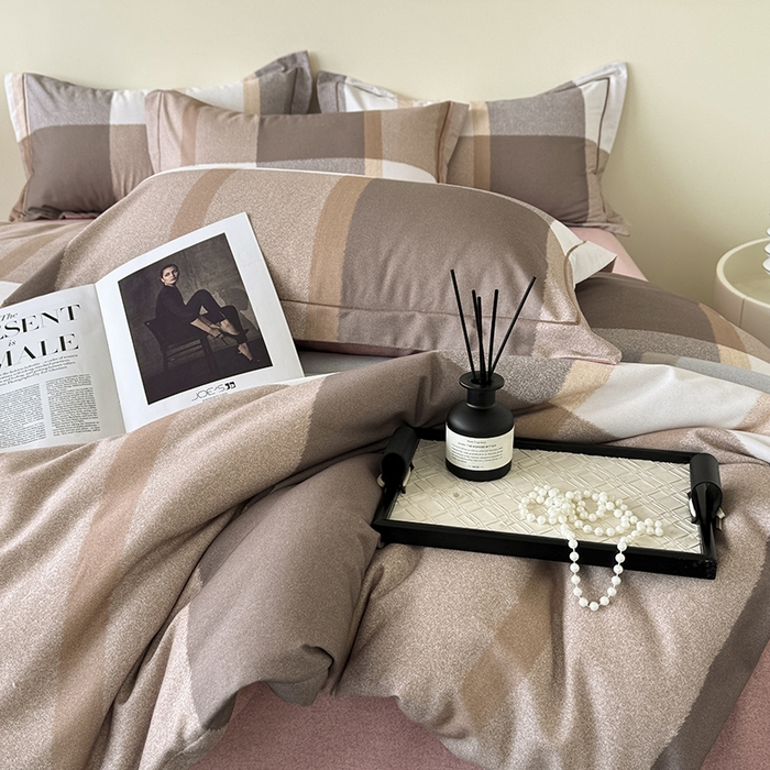 91家纺网 家纺一手货源 找家纺 （总）遇安家纺 2025新款加厚全棉生态磨毛印花四件套