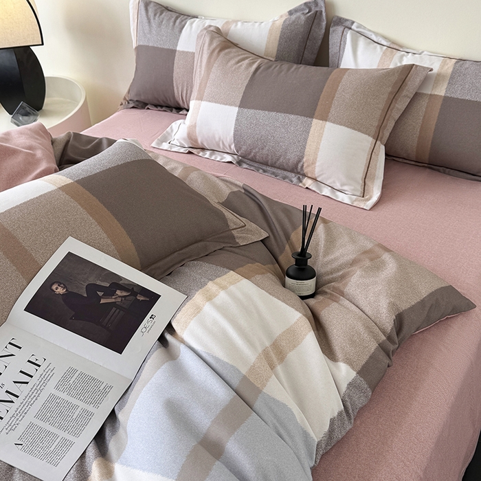 91家纺网 家纺一手货源 找家纺 （总）遇安家纺 2025新款加厚全棉生态磨毛印花四件套