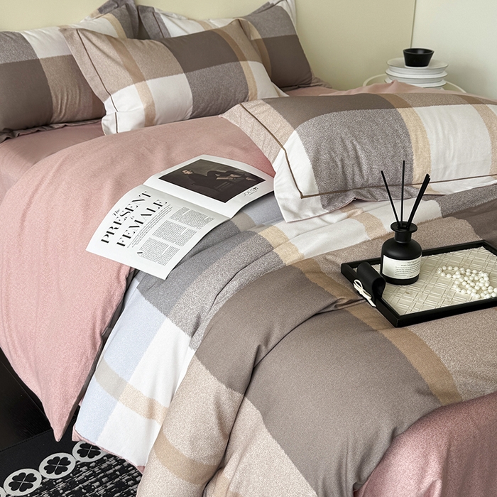 91家纺网 家纺一手货源 找家纺 （总）遇安家纺 2025新款加厚全棉生态磨毛印花四件套