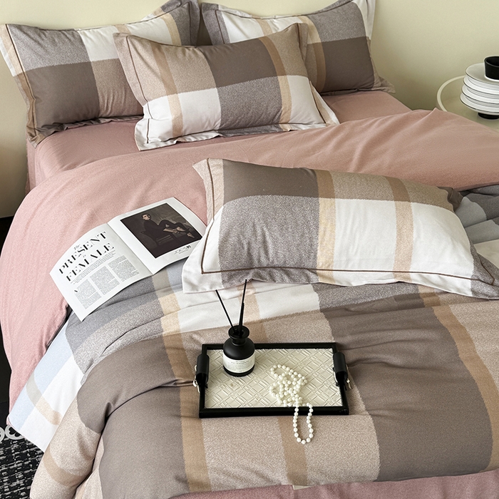 91家纺网 家纺一手货源 找家纺 （总）遇安家纺 2025新款加厚全棉生态磨毛印花四件套