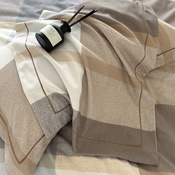 91家纺网 家纺一手货源 找家纺 遇安家纺 2025新款加厚全棉生态磨毛印花四件套 格洛尔