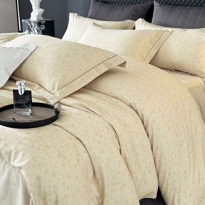 91家纺网 家纺一手货源 找家纺 遇安家纺 2025新款加厚全棉生态磨毛印花四件套 玫昭