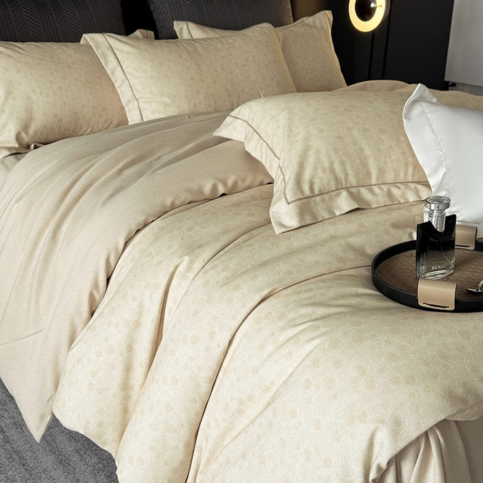 91家纺网 家纺一手货源 找家纺 遇安家纺 2025新款加厚全棉生态磨毛印花四件套 玫昭