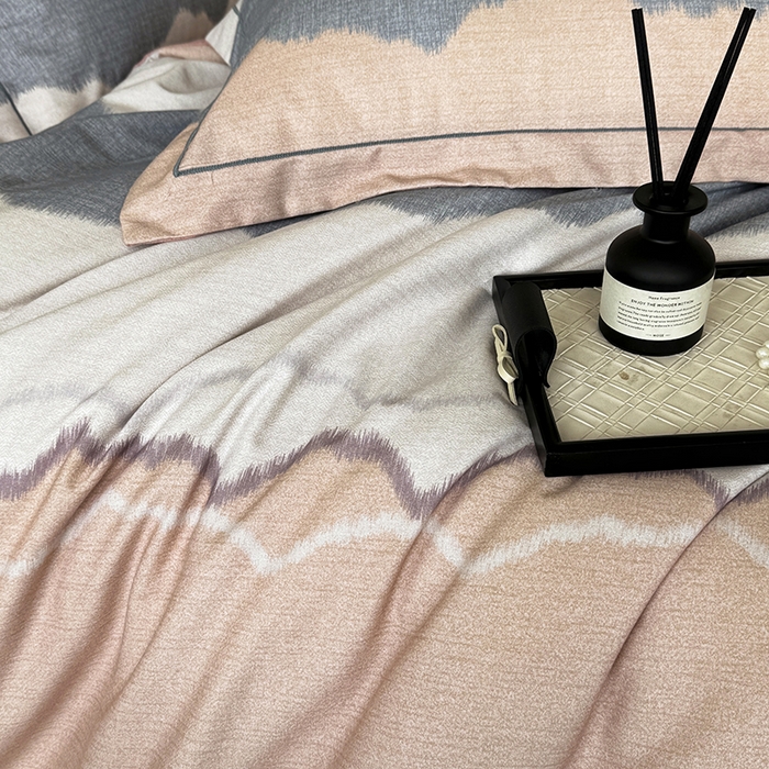 91家纺网 家纺一手货源 找家纺 遇安家纺 2025新款加厚全棉生态磨毛印花四件套 艺海