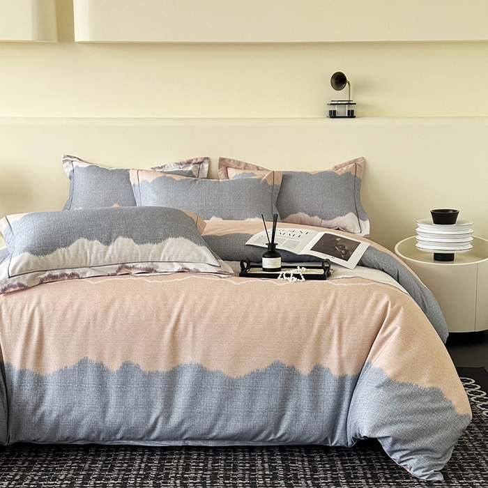 91家纺网 家纺一手货源 找家纺 遇安家纺 2025新款加厚全棉生态磨毛印花四件套 艺海